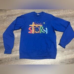 New True Story sweatshirt, size S.